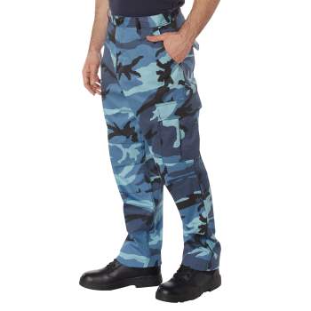 BDU Pants | Tactical Pants For Men | Sky Blue Camoflauge