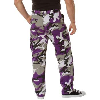 BDU Pants | Tactical Pants For Men | Ultra Violet Purple Camouflage