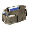 Canvas Classic Messenger Shoulder Bag With Military Stencil