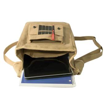 Canvas Map Case Messenger Shoulder Bag