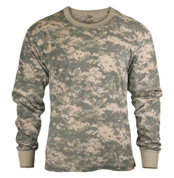 Digital Camouflage Long Sleeve T-Shirt