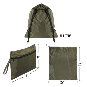 Packable Backpack Laundry Bag