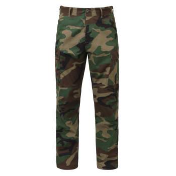 Rip Stop BDU Pants Woodland Camouflage