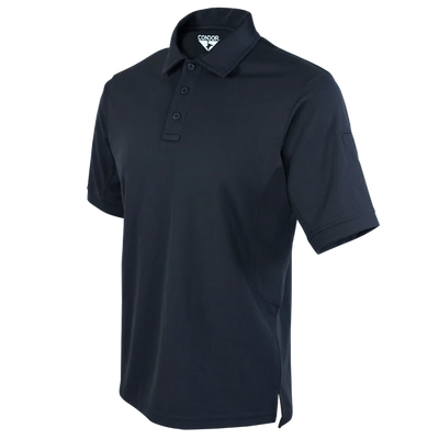 Navy Blue Short Sleeve Moisture-Wicking Tactical Polo