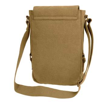 Vintage Canvas Military Tech Messenger Shoulder Bag