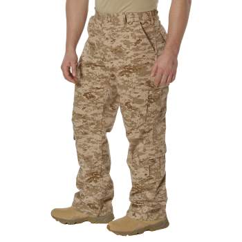 Vintage Paratrooper Fatigue Pants Desert Digital Camouflage