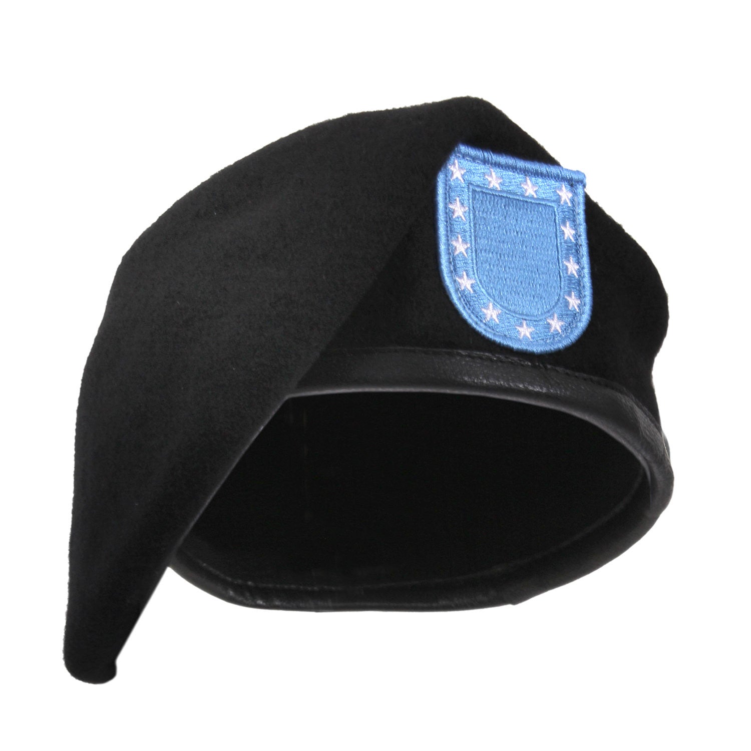 GI Army Inspection Ready Beret With Flash Black