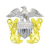 USN Garrison Cap Badge