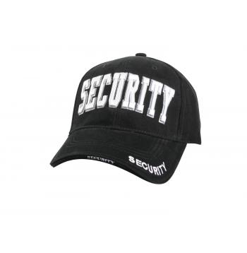 3D Embroidered Security Hat Black