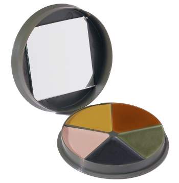 5 Color Round Camouflage Face Paint Compact