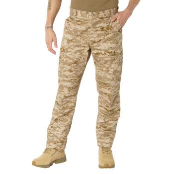 BDU Pants | Tactical Pants For Men | Desert Digital Camouflage
