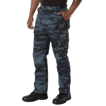 Midnight Blue Camouflage Pants