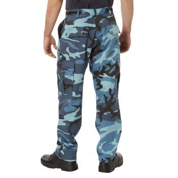 BDU Pants | Tactical Pants For Men | Sky Blue Camoflauge