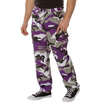 BDU Pants | Tactical Pants For Men | Ultra Violet Purple Camouflage