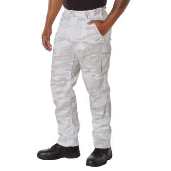 BDU Pants | Tactical Pants For Men | White Camouflage