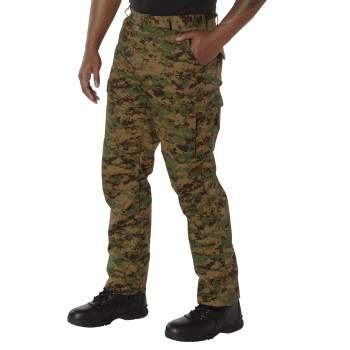 BDU Pants | Tactical Pants For Men | Woodland Digital Camouflage