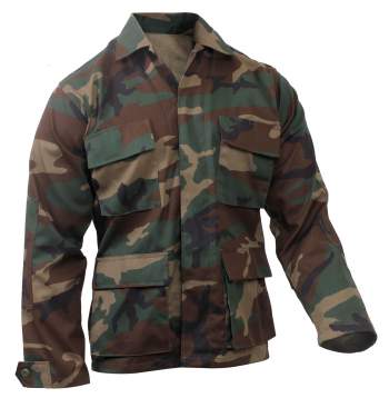 BDU Shirt Woodland Camouflage