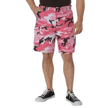 Pink Camouflage BDU Shorts