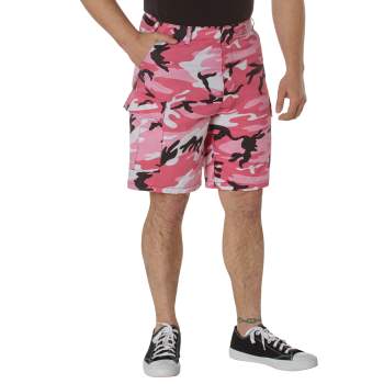 Pink Camouflage BDU Shorts