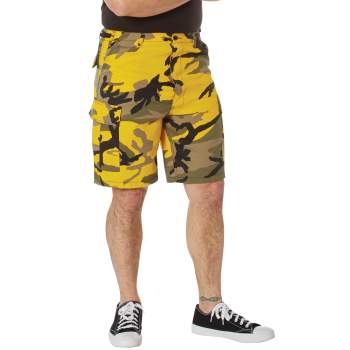 Stinger Yellow Camouflage BDU Shorts