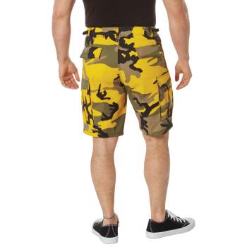 Stinger Yellow Camouflage BDU Shorts