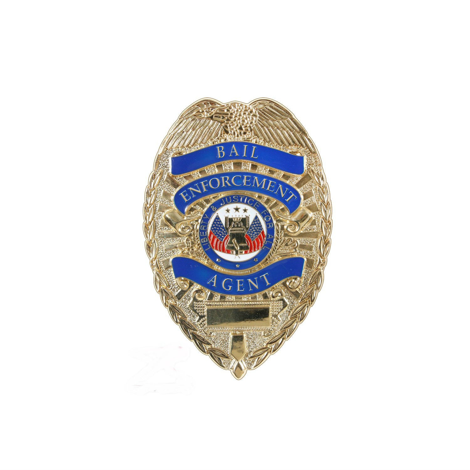 Bail Enforcement Agent Badge - Gold - Silver