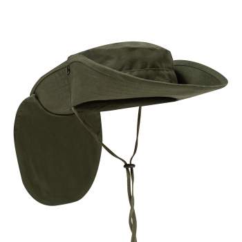 Boonie Hat With Neck Flap Adjustable