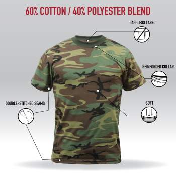 Woodland Digital Camouflage T-Shirt