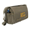 Canvas Classic Messenger Shoulder Bag With Military Stencil