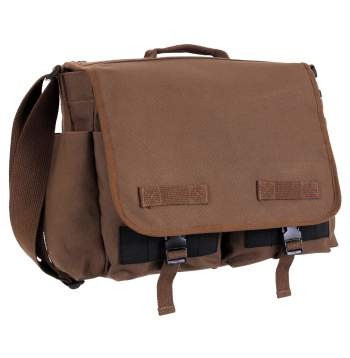 Canvas Concealed Carry Messenger Shoulder Bag