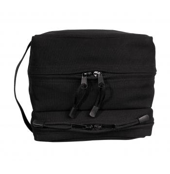 Canvas Dual Compartment Toiletry Travel Kit Bag