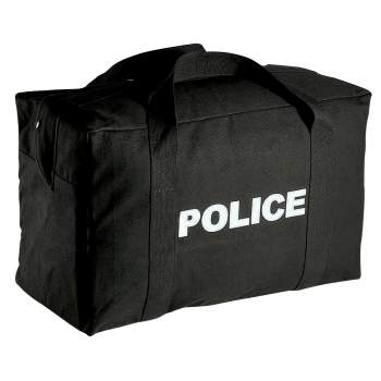 Canvas Cargo Gear Bag With 2 Sided Police Print