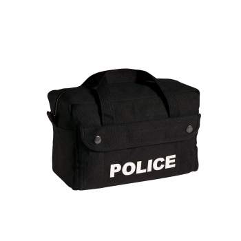 Canvas Gear Tool Bag With 2 Sided POLICE Print