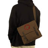 Canvas Medic Bag With Cross Messenger Shoulder Bag