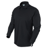 Black Long Sleeve Moisture-Wicking Tactical Polo