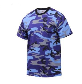 Electric Blue Camouflage T-Shirt