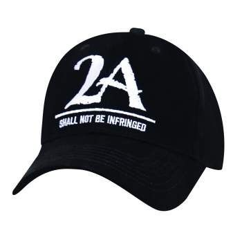 Embroidered 2A Shall Not Be Infringed Hat Black