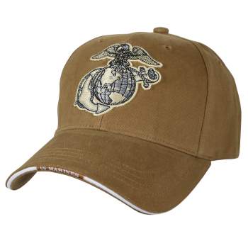 Embroidered Marine Eagle, Globe, & Anchor Hat