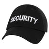 Embroidered Mesh Back Security Hat Black