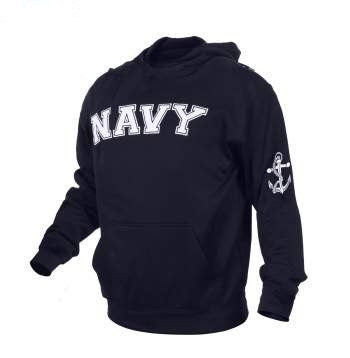 Embroidered Military Hoodie