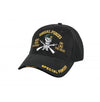 Embroidered Special Forces Mess With Hat Black