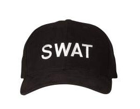 Embroidered Swat Hat Black