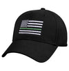Embroidered Thin Green Line US Flag Hat