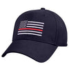 Embroidered Thin Red Line US Flag Hat