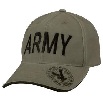 Embroidered Vintage Army Hat