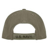 Embroidered Vintage US Navy Eagle Hat Olive Drab