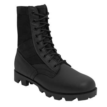 GI Type Steel Toe Jungle Boots Black