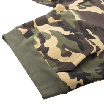 Kids Hoodie Woodland Camouflage