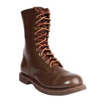 Leather Jump Boots 10" Inch Brown