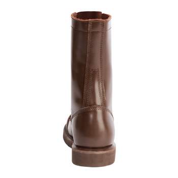 Leather Jump Boots 10" Inch Brown